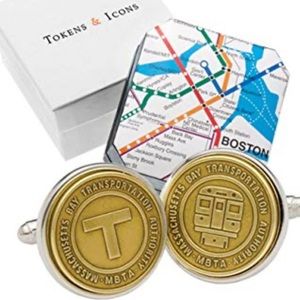 Original authentic Boston T token cufflinks